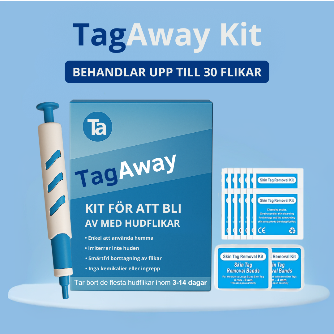 TagAway - Fri från hudflikar på nolltid